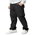 thumbnail image 2 of Pantalon Cargo pour Hommes avec Taille Élastique pour Jogging Décontracté, 2 of 4