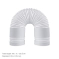 thumbnail image 4 of Shisuyan Portable Air Conditioner Hose Universal Flexible AC Vent Replacement Tube with Adapter, 4 of 9