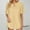 Yellow womens tops, variant on pimelu Womens Tops Tops for Women Trendy Loose Lightweight Comfort Button up Blouses Summer Trendy Solid Tees Girls V-Neck Short Sleeve Tunic Top