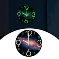 thumbnail image 3 of Reloj red , Relojes red de Silenciosos Sin Tictac Pulgadas, Números Y Manecillas Luminosos Grandes, Reloj B Sunnimix reloj de pared, 3 of 8