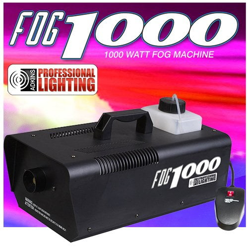Fog Machine Heavy Duty 1000 Watt Fog Machine W/Remote Impressive