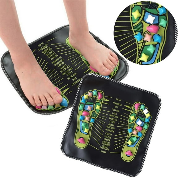 YiFudd Foot Massage Mat - Acupressure Foot Massage Mats, Reflexology Walk Stone Road Foot Massage, Foot Massage Pad Acupressure Mat Stimulates Blood Circulation for Pain Relief
