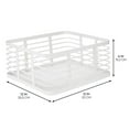 thumbnail image 2 of mDesign Steel Organizer Matte White (25933), 2 of 6