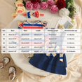 thumbnail image 3 of GCETTIC Girls Newborn Clothes Baby Clothes Toddler Baby Girl Outfit Long Sleeve Overall Dress Skirt Clothes Blue,12-18 Months, 3 of 6