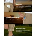 thumbnail image 4 of Golf Pants Men Stretch Dress Lightweight Business Casual Waterproof Hiking Quick Drying Work Pants, 4 of 5
