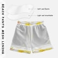 thumbnail image 3 of FORMRS Boys Swim Trunks Quick Dry Mesh Liner Boardshorts Sizes XS-XL, Candy Lemon, 3 of 7