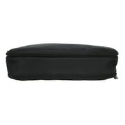 btL 4 Piece Nylon Mesh Front Expandable Zippered Compression Packing Cubes, Black