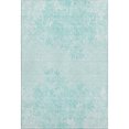 thumbnail image 2 of Addison Rugs Mayfield Washable Transitional Floral Teal Rectangle Rug, 3' x 5', 2 of 6