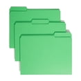 thumbnail image 3 of Smead® Color File Folders, With Reinforced Tabs, Letter Size, 1/3 Cut, Green, Box Of 100, 3 of 9