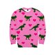 thumbnail image 2 of Camisa del día de San Valentín de las mujeres que imprime las camisetas de manga larga del jersey de las tapas XBTCLXEBCO Rosa roja, Grande, 2 of 6
