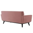 thumbnail image 4 of Modway Engage Channel Tufted Performance Velvet Loveseat in Dusty Rose, 4 of 7