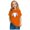 Orange, variant on Piuwrlz Summer Short T Shirt Sleeve Kid Girl Boy White T-Shirt Cotton Crew Neck Shirt Top White Size 3 Years