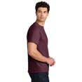 thumbnail image 3 of Gildan Short Sleeve T-Shirt for Men, Heavy Cotton Crewneck Classic Shirt, Maroon Tee, 3XL, 3 of 5