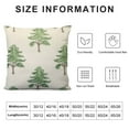 thumbnail image 5 of GOSMITH  Christmas Pillow Covers Christmas Tree Decorative White Throw Pillow Covers Winter Famliy Decoration for Home Couch, 5 of 5
