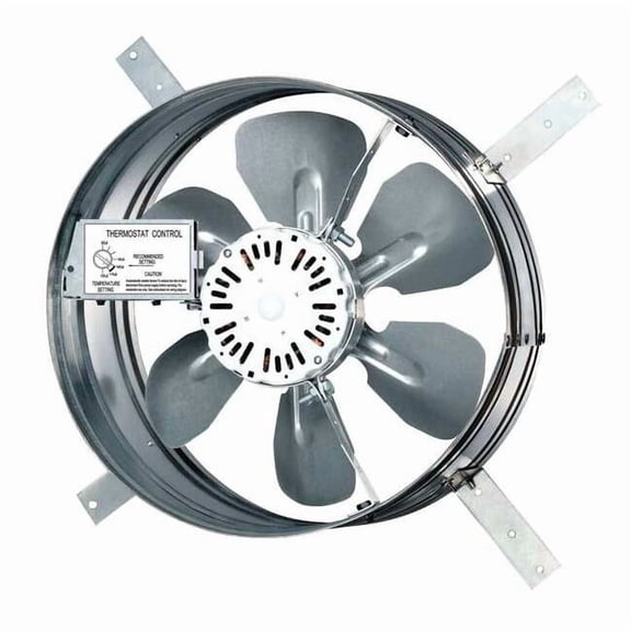 Dayton 1220 CFM Gable Mount Attic Fan, 120V 10W198