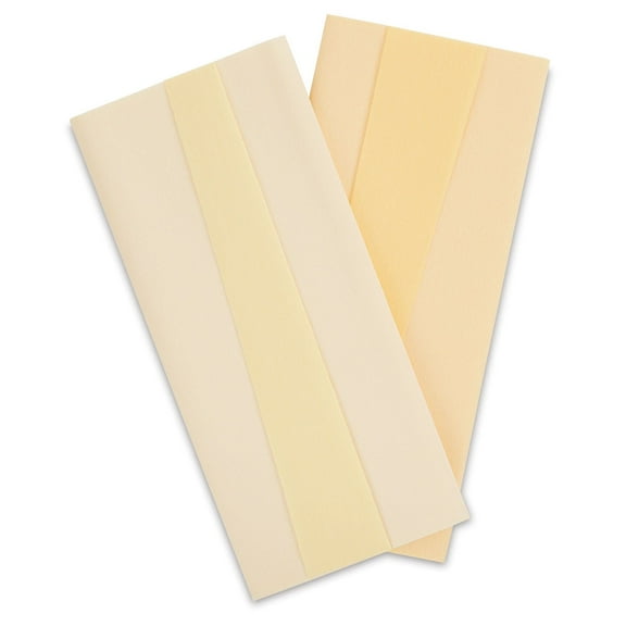 Lia Griffith Crepe Paper - Extra Fine, White and Vanilla, Set of 2 Rolls