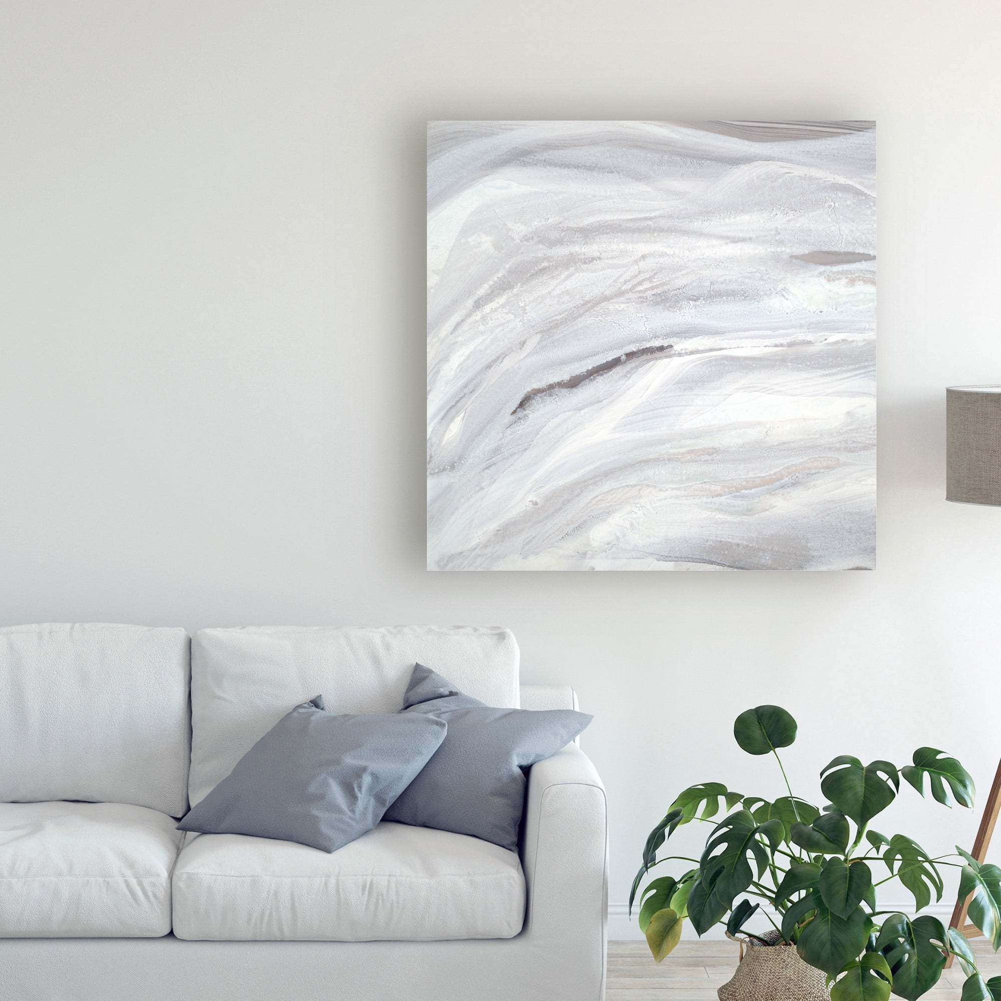 Trademark Fine Art 'Silver Fragments I' Canvas Art by Teodora Guererra