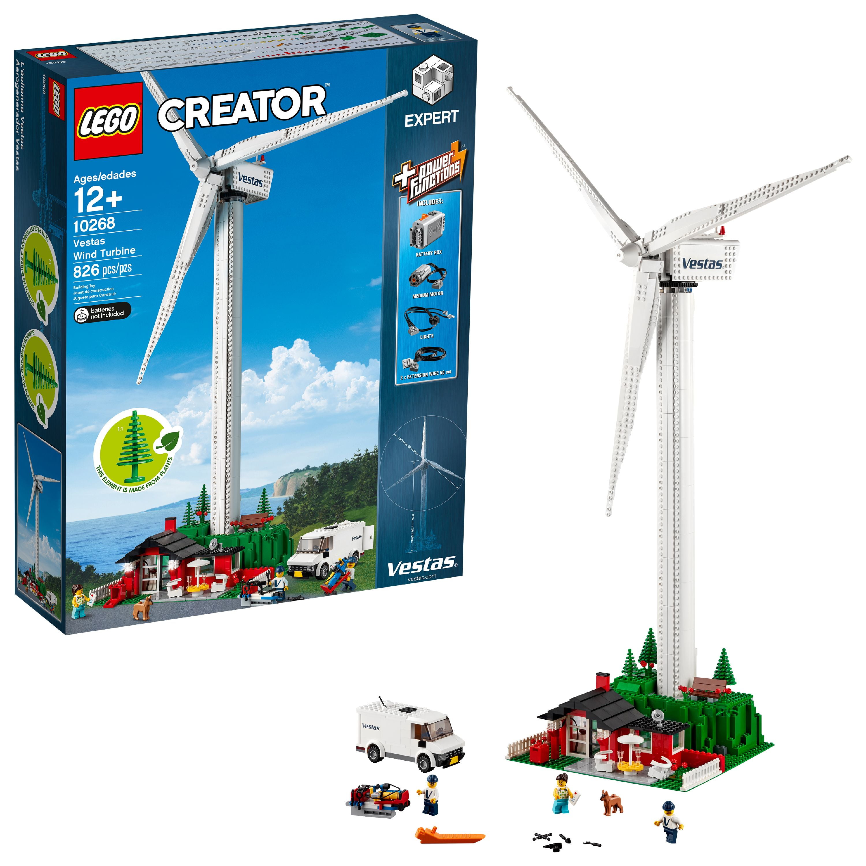 Led Light Kit For 10268 Creator Vestas Wind Turbine Building Blocks FAST SHIPPIN 