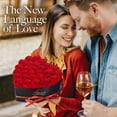 thumbnail image 3 of GLAMOUR BOUTIQUE Caja con Forma de Corazón de Flores Forever de 27 Piezas - Rosas Preservadas Rosas Inmortales que Duran un Año - Flores Preservadas de Rosas Eternas para Entrega Prime Día de la Madre, 3 of 9