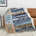 thumbnail image 4 of LHSHID Husband Blanket Husband Birthday Gifts Blanket Husband Gifts from Wife Flannel Blanket Bed Blankets and Throws 30"x40", 4 of 7