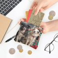 thumbnail image 5 of PU Leather Coin Purse Wallet Compact Water-Resistant Card Cases Money Organizers Dogs and Doghouses, 5 of 7