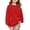 Red, variant on Arshiner Girls Oversized Crewneck Sweatshirt Kids Long Sleeve Pullover Tops Fall Casual Clothes Kids