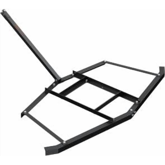 QinaQin Herse de Remorquage Arrière pour VTT UTV, Niveleuse d'Entrée en Acier Robuste pour Gravier et Terre