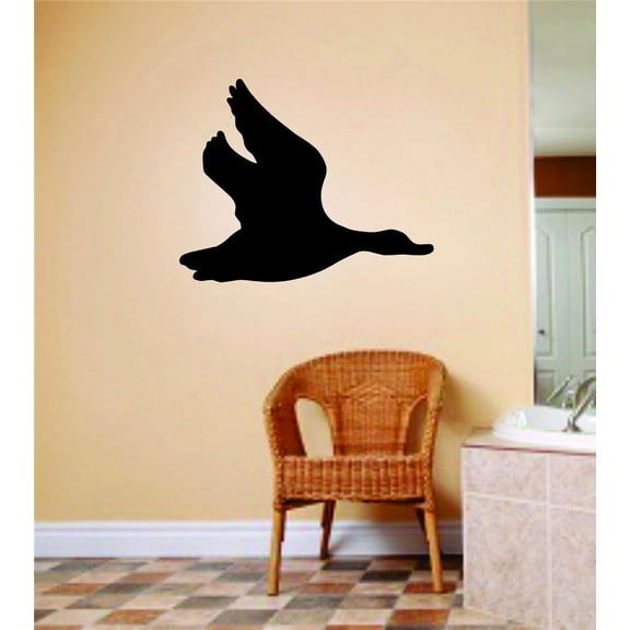 Home Wall Decals Flying Duck Geese Animal Bedroom Stickers DIY Removable Originality Stickers - Size: 11 In x 11 In
