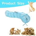 thumbnail image 2 of Cat Tunnel, Cat Tunnels for Indoor Cats, Collapsible Cat Play Tunnel, Interactive Toy Maze Cat House with 1 Play Ball, 2 of 5