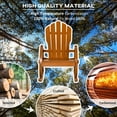 thumbnail image 5 of Outsunny Adirondack Rocking Chair with Slatted Design, Teak, 5 of 9