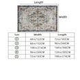 thumbnail image 3 of Shunda K Moroccan 6x9 Rugs for Living Room, Large Washable Area Rug Ultra-Thin Soft Carpet, Oriental Trellis Bedroom Rug Distressed Non Shedding Throw Rug for Living Dining Room Office (6x9ft, 08), 3 of 7