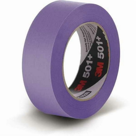3m Masking Tape,1 3/8" W,60yd L,Purple,PK24 501 
