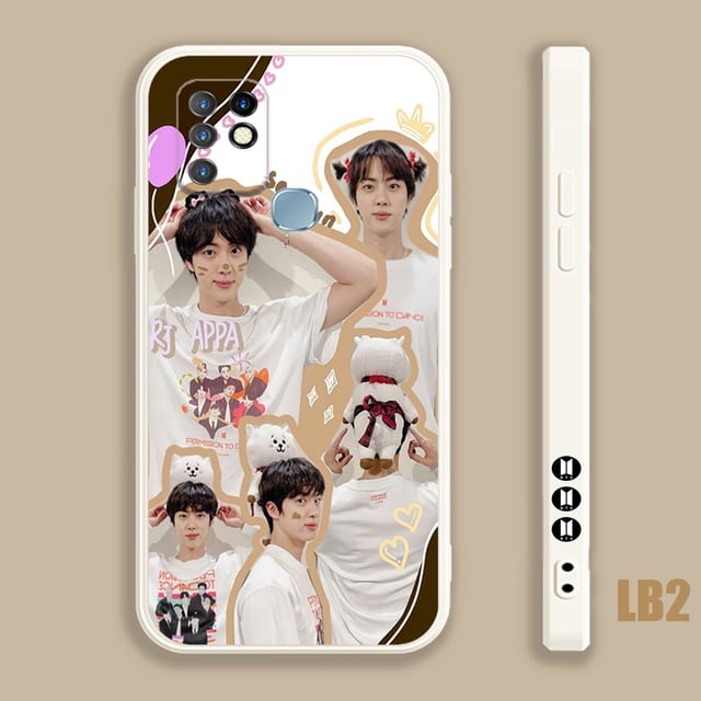 TeamHYYH BTS Seokjin VCR07 Para Xiaomi POCO X3 PRO NFC M3 5G 11t 11 Lite Funda Para Teléfono Borde Cuadrado