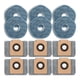 thumbnail image 1 of Paquete de 12 Accesorios de Repuesto para Aspiradora Robótica Bolsas para Polvo y Almohadillas de Repuesto para Fregona para X10 Pro Omni, 1 of 5