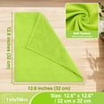 thumbnail image 3 of TidyBliss Microfiber Cleaning Cloth 12 Pack (Green/Blue/Yellow/Grey), 3 of 9