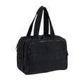 thumbnail image 2 of Bolsa de aseo de viaje Bolsa de maquillaje con cremallera multifuncional organizador de maquillaje Soporte de cepillo para acampando cepillos perfume negro, 2 of 8