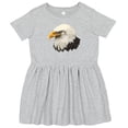 thumbnail image 3 of Inktastic Bald Eagle Girls Toddler Dress, 3 of 5