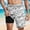 Gray, variant on Mens Swim Trunks with Compression Liner Quick-Dry 9" Stretch Beach Shorts