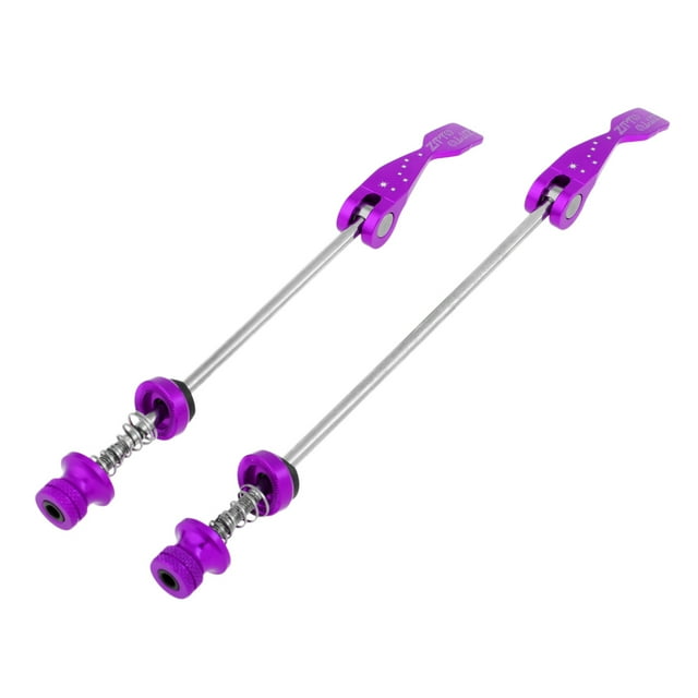 1 Par de de Liberación Rápida para Bicicleta de Carretera Púrpura Sunnimix Pincho de bicicleta