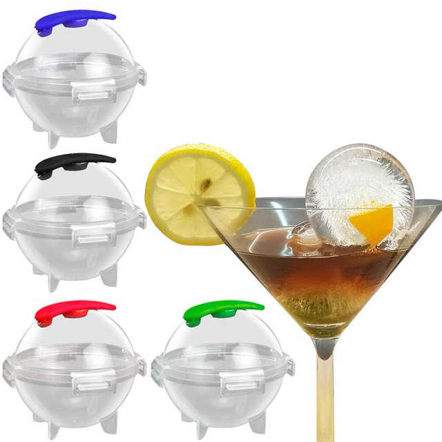 20 piezas de bolas redondas para hacer cubitos de hielo, dispositivo para hacer bolas de hielo con embudo Ehuebsd Libre de BPA