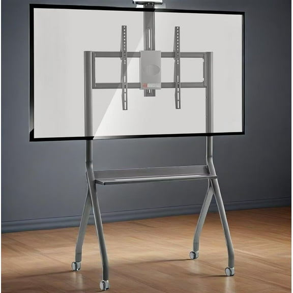 OmninexHub Electronics Stands TV Stand with Wheels for 42-75" Screens 176 Lb Capacity for Living Room And Office