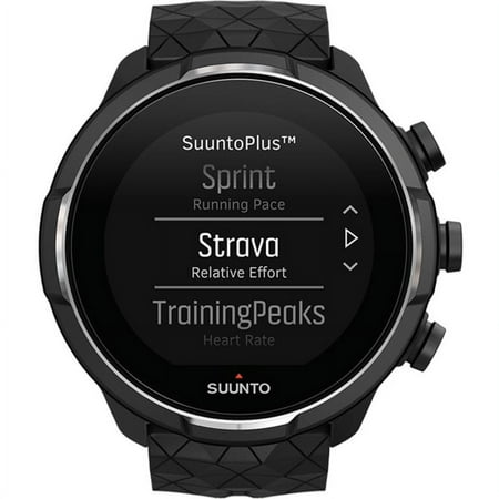 SUUNTO - 9 Titanium Outdoor/Sports Adventure Tracking Connected Watch with GPS/HR - Black