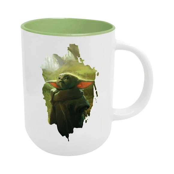 Taza cappucino STAR WARS Grogu Brush Badge 473 ml