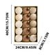 thumbnail image 2 of Juego de 15 Adornos Navideños de Terciopelo Flocado de 6 Cm | Elegantes Colgantes de Terciopelo de Seda con Hebillas de Metal para Decorar El Árbol y El Hogar En Días Festivos., 2 of 5