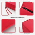 thumbnail image 4 of Spaco Indoor Chair Cushions for Dining Chairs, Deep Seat Chair Cushion Pads Set with Rope Belts for Indoor and Outdoor-Red, 4 of 7