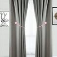 thumbnail image 5 of 4/6 Pcs Magnetic Curtain Tiebacks, Modern Simple Style Curtain Tiebacks, Decorative Drape Ties and Holdbacks Holder for Window Draperies, Curtain Clips Rope Straps Magnet Home Office, 5 of 6