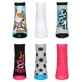 thumbnail image 2 of Just Me 6 Pair Women's Graffiti Style Low Cut Socks - Mens - Male, 2 of 4