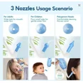 thumbnail image 3 of 300ML 500ML Nasal irrigator Nasal Rinse Bottle Nasal Wash Cleaner Nose Protector Avoid Allergic Rhinitis Adults Children Neti, 3 of 9