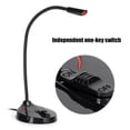 thumbnail image 4 of Langgg Computer Microphone USB Bendable 360 Degree Omnidirectionnel Drive Free PC Desktop Mike, 4 of 6