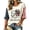 Beige #040, variant on Womens 9/11 25th Anniversary Shirt 3/4 Sleeve Patriotic T Shirts | Never Forget 911 Memorial Shirt,Loose Crew Neck Graphic T-Shirt,Printed American Flag T-shirt,Casual Tee Tops, XL